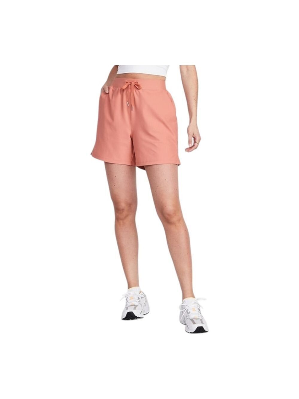 Croft & Barrow Elastic Waist Coral Shorts